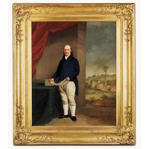 A Portrait of James Holmes , manager of the Makeant Cotton Mill to Sir Robert Peel
